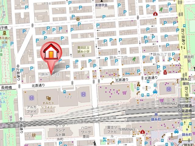 レジディア錦糸町(ワンルーム/9階)の間取り写真