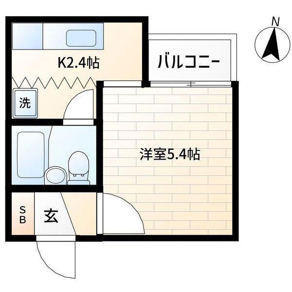 ベストL表参道(1K/9階)の間取り写真