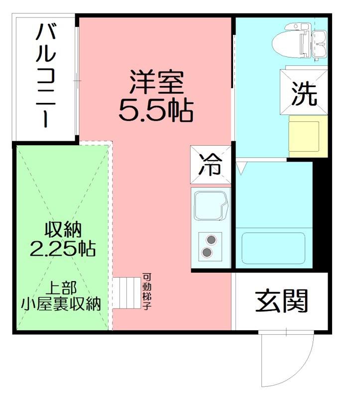 ELBA VOTE(ワンルーム/2階)の間取り写真