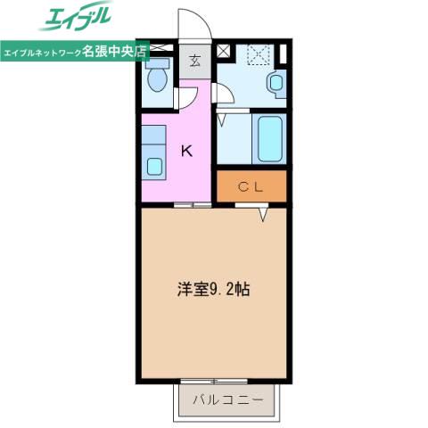 フラット立石S棟(1K/1階)の間取り写真
