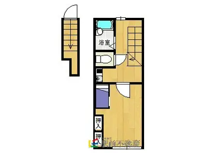 レオパレスバルーン1(1K/2階)の間取り写真