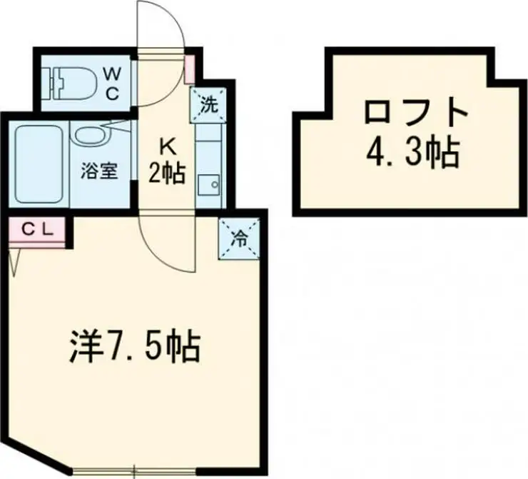 CIERIL CUBE 1階階 間取り