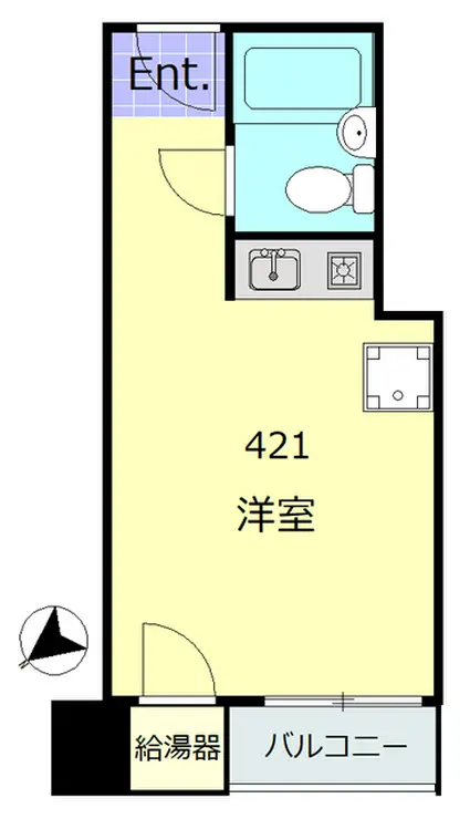 シャルマン文京千駄木 4階階 間取り
