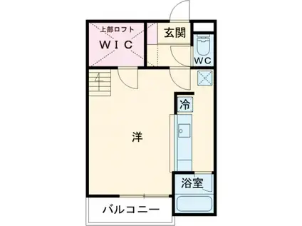 セザンヌ三谷2(ワンルーム/1階)の間取り写真