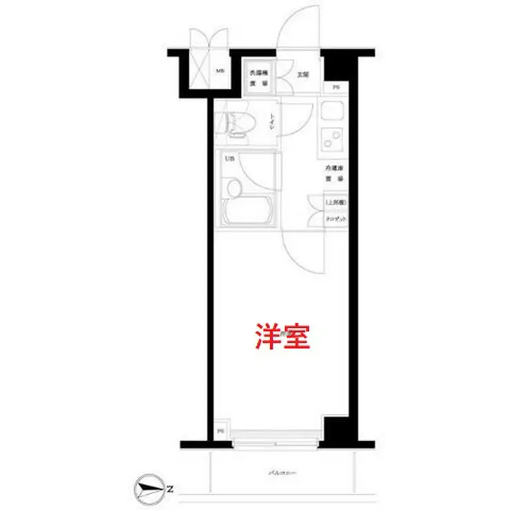 ルーブル蒲田六番館 2階階 間取り