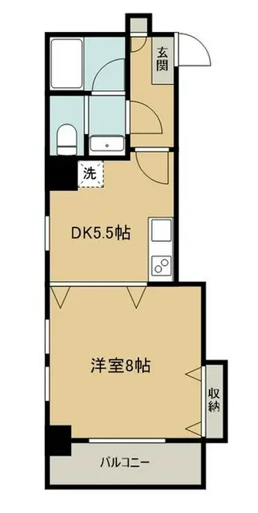 メゾンポメル小川 2階階 間取り
