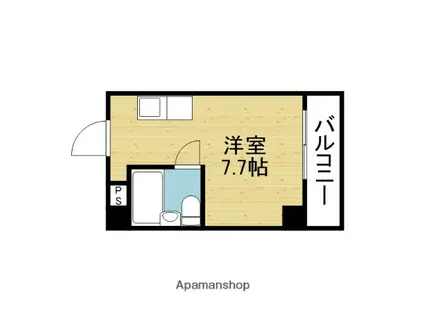 リアライズ新今里II(ワンルーム/4階)の間取り写真