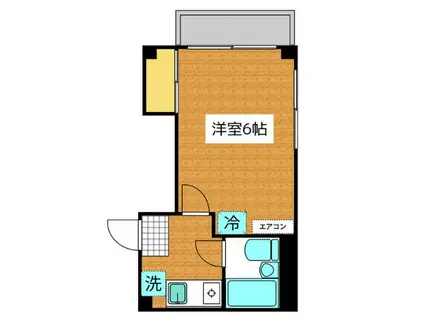 CITY市川オオシマ(1K/3階)の間取り写真