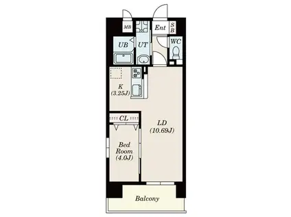 PRIMAL千種LUNO(1LDK/2階)の間取り写真