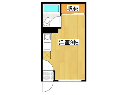 サンコーポ塩浜(ワンルーム/3階)の間取り写真