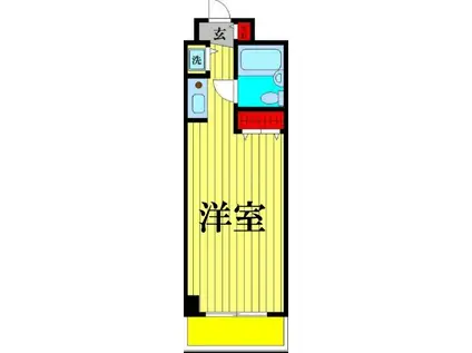 ウィンベルソロ亀有第6(ワンルーム/5階)の間取り写真