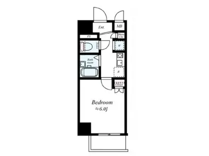 ヴェルト板橋イースト(1K/9階)の間取り写真