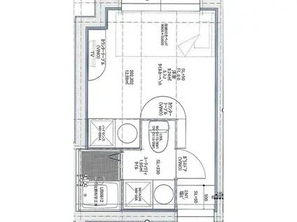 コンテル西五反田(ワンルーム/3階)の間取り写真