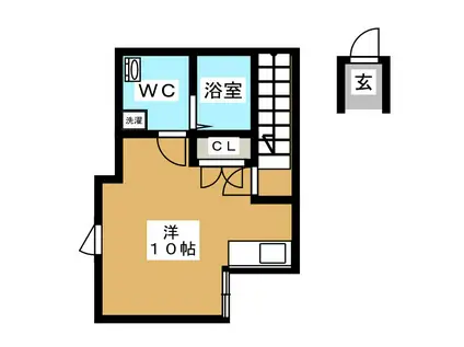 グランフォレスト上北沢(ワンルーム/2階)の間取り写真