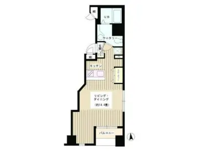 KS麹町 KS麹町(ワンルーム/5階)の間取り写真