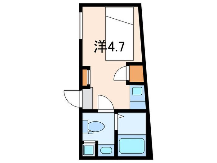 HJ PLACE JINGUGAIEN(ワンルーム/2階)の間取り写真