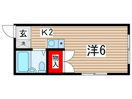 スペース4(1K/1階)の間取り写真