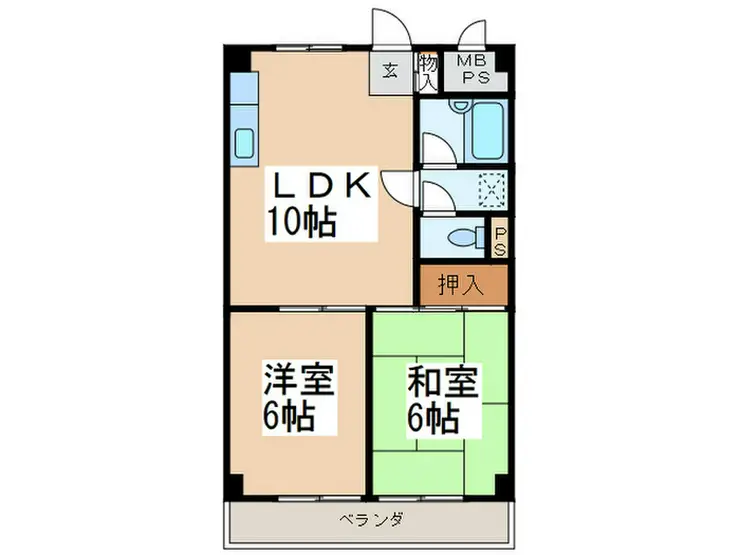 石原第7ビル 2階階 間取り