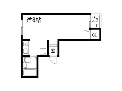 ロイヤルハイツ兵庫(ワンルーム/5階)の間取り写真