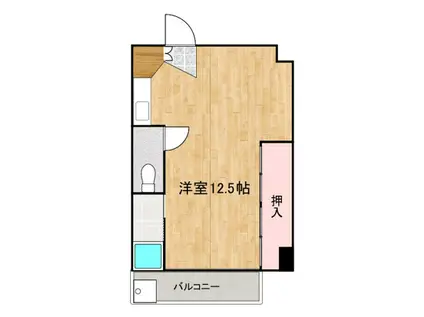 アドバンス神辺2号棟(2K/3階)の間取り写真