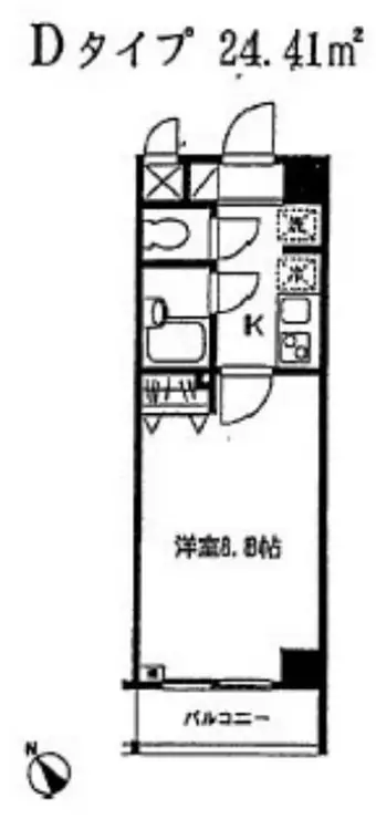 メゾンド島津山 2階階 間取り