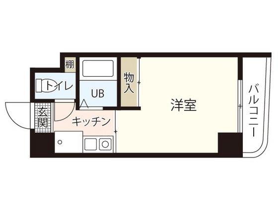 ソフィアコート住吉(1K/5階)の間取り写真