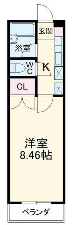 クレオ舞浜II 1階階 間取り