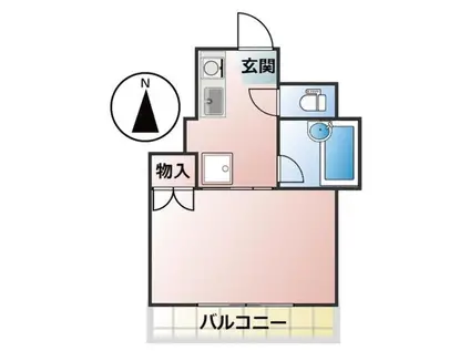 エル新屋敷A(1K/5階)の間取り写真