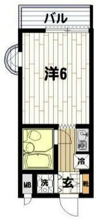スカイコート戸塚 3階階 間取り