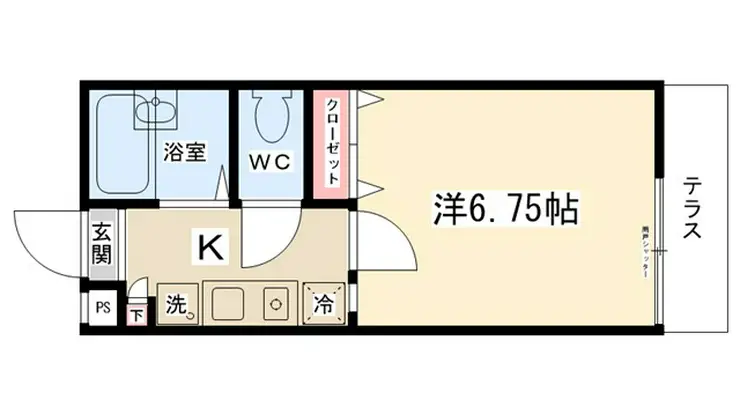 ロッシェル古淵第5 1階階 間取り