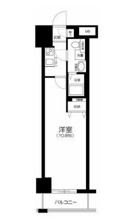 グリアス横浜・プルミエール 7階階 間取り