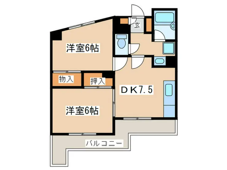 グリーンヒル三田5 4階階 間取り