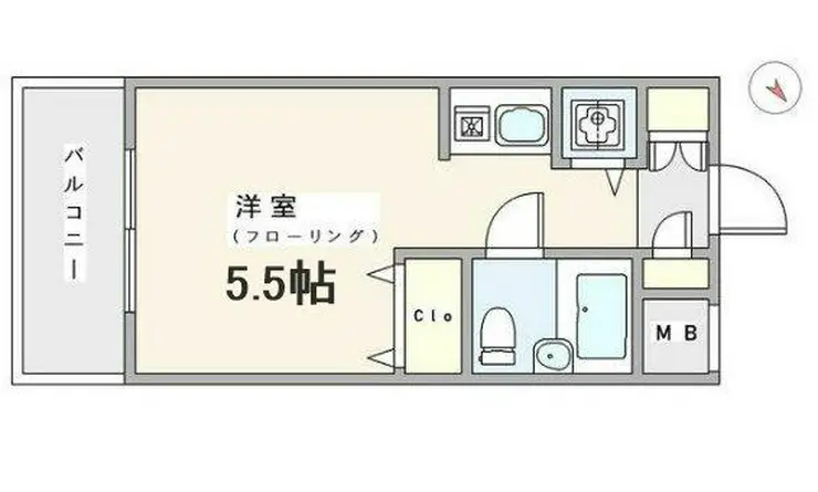 シティハイツ新大塚 5階階 間取り