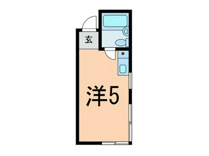 ウィナ-ズスズキ(ワンルーム/2階)の間取り写真