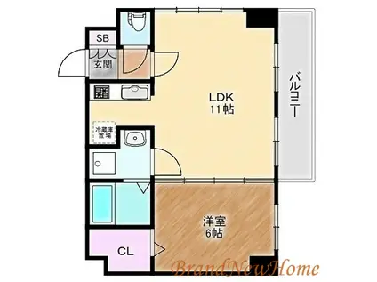 THE LEGEND OF SAKAI(1LDK/7階)の間取り写真