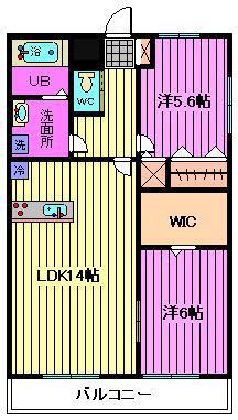 ルミエール ニイゾ(1SLDK/2階)の間取り写真