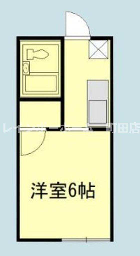 サンリバティ相模大野(ワンルーム/1階)の間取り写真