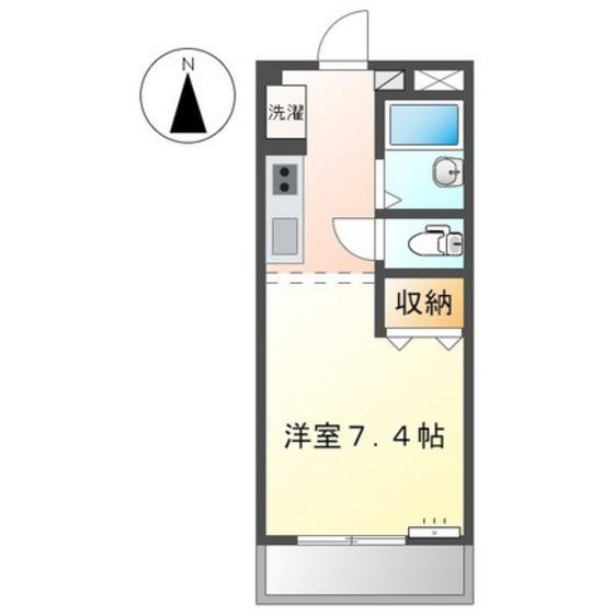 コンフォース(1K/1階)の間取り写真