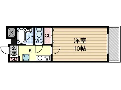孝成ビル(1K/2階)の間取り写真