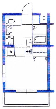 第2FMクレセントマンション(1K/1階)の間取り写真