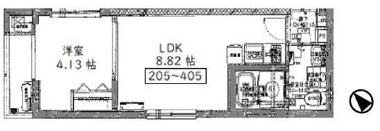 アーバンステージ千石II(1LDK/2階)の間取り写真