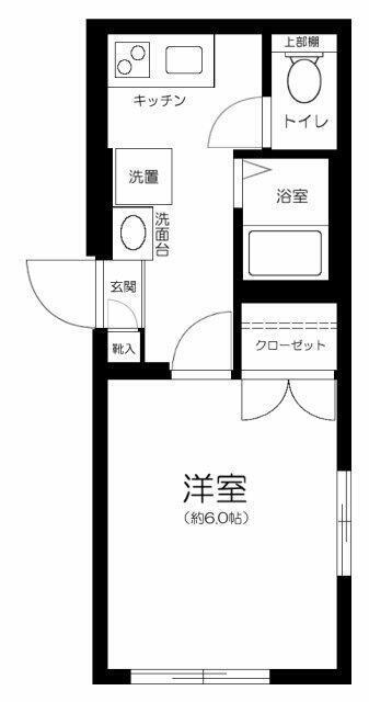 CASA DE CHAYA(1K/2階)の間取り写真