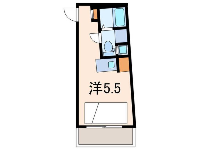 HJ PLACE JINGUMAE(ワンルーム/2階)の間取り写真