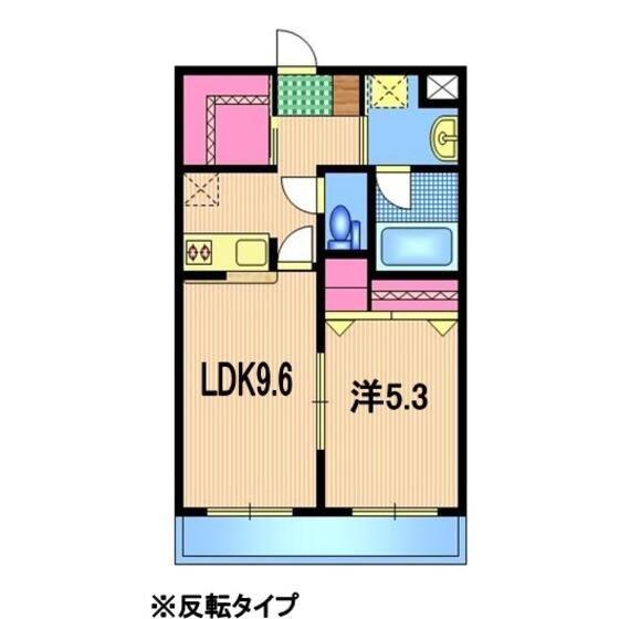 アン・ラルジュ(1LDK/1階)の間取り写真