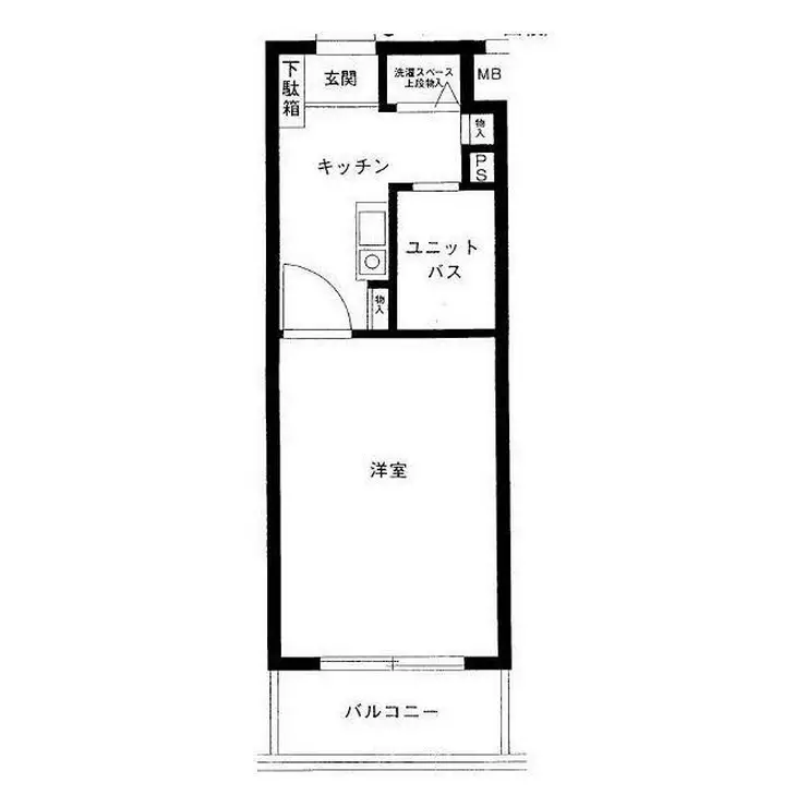 クリスタル津田沼パート1 2階階 間取り