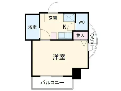 シエラ大曽根(1K/5階)の間取り写真