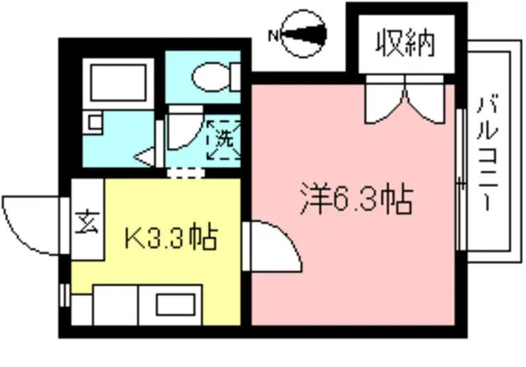 クレストコート新百合ヶ丘 1階階 間取り