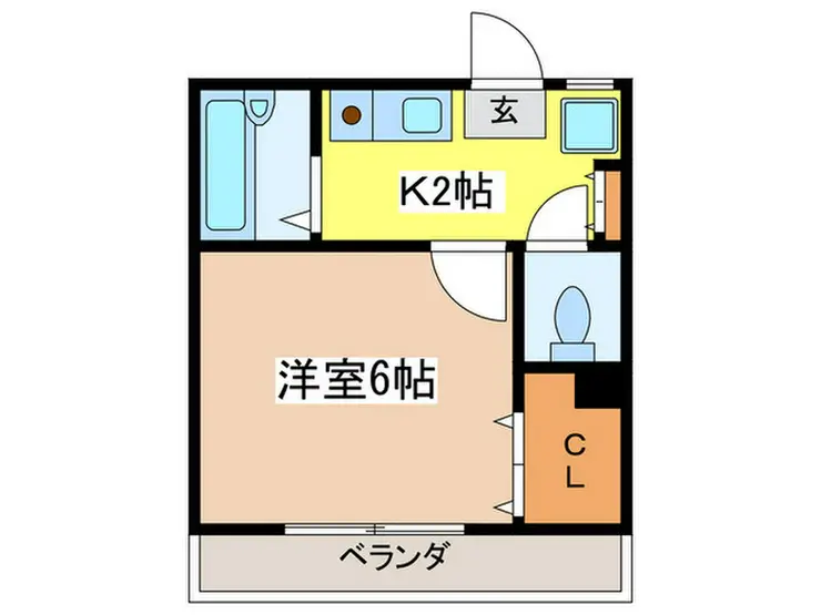 エクシブ吉祥寺 2階階 間取り