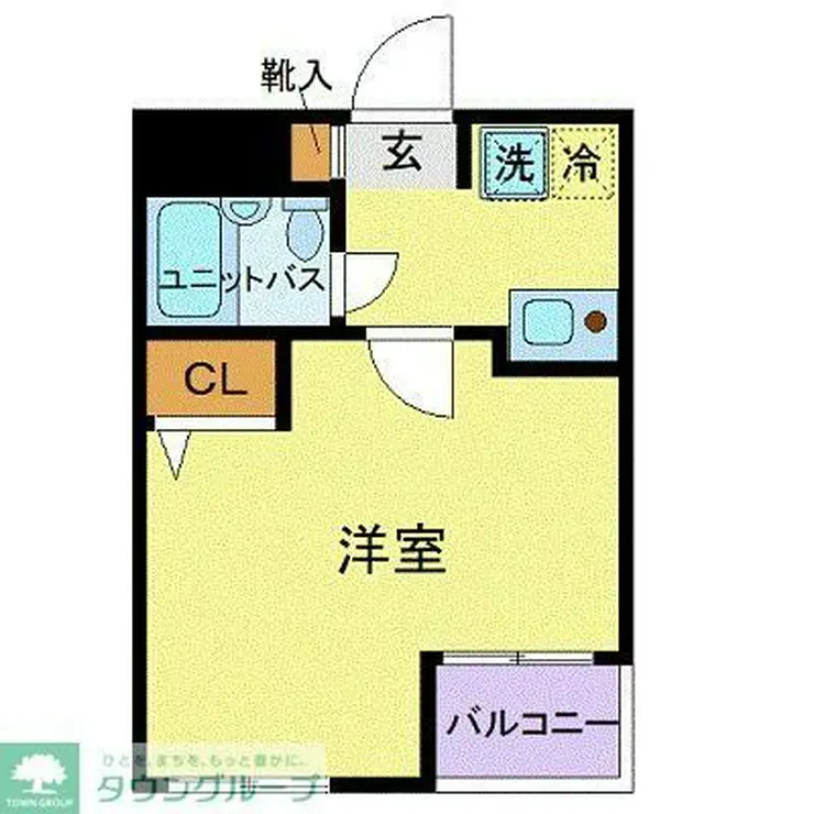 プレール明大前 3階階 間取り