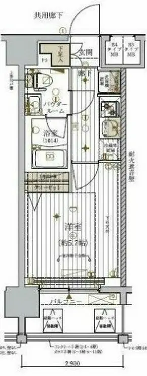 メインステージ東神奈川 9階階 間取り